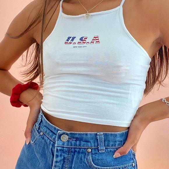 H&M Tops - H&M U.S.A Tank